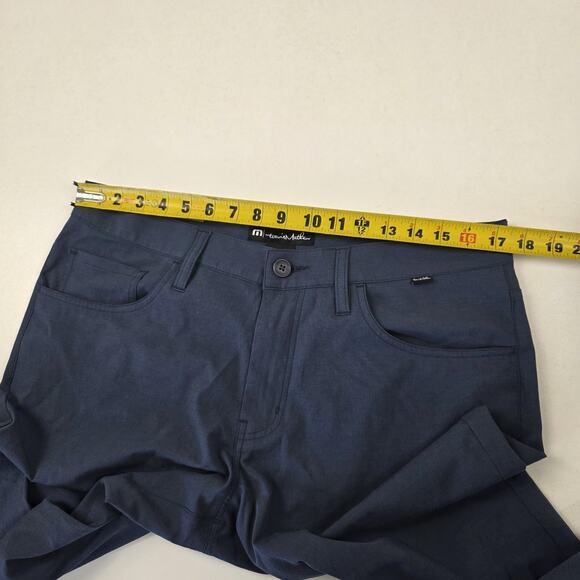 Travis Mathew Pants Men's Size 34 Blue Golf Performance 32" Inseam Stretch - Picture 12 of 12